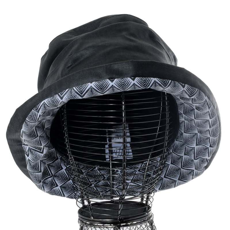 chapeau de pluie femme noir
