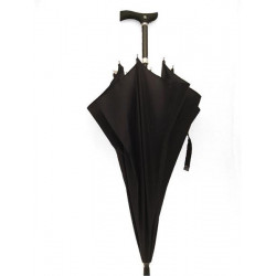 Canne parapluie mixte noir