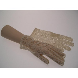 gant femme cérémonie naturel
