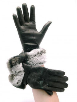 gants entiers dame noir