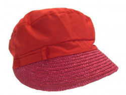 casquette dame rouge