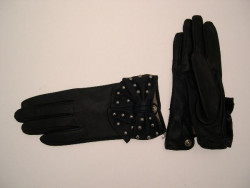 gants entiers femme noir