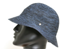 chapeau dame bleu marine