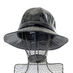 chapeau pluie dame noir