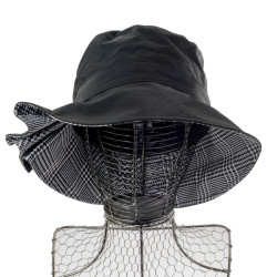 chapeau pluie dame noir