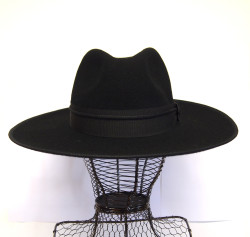 chapeau dame noir