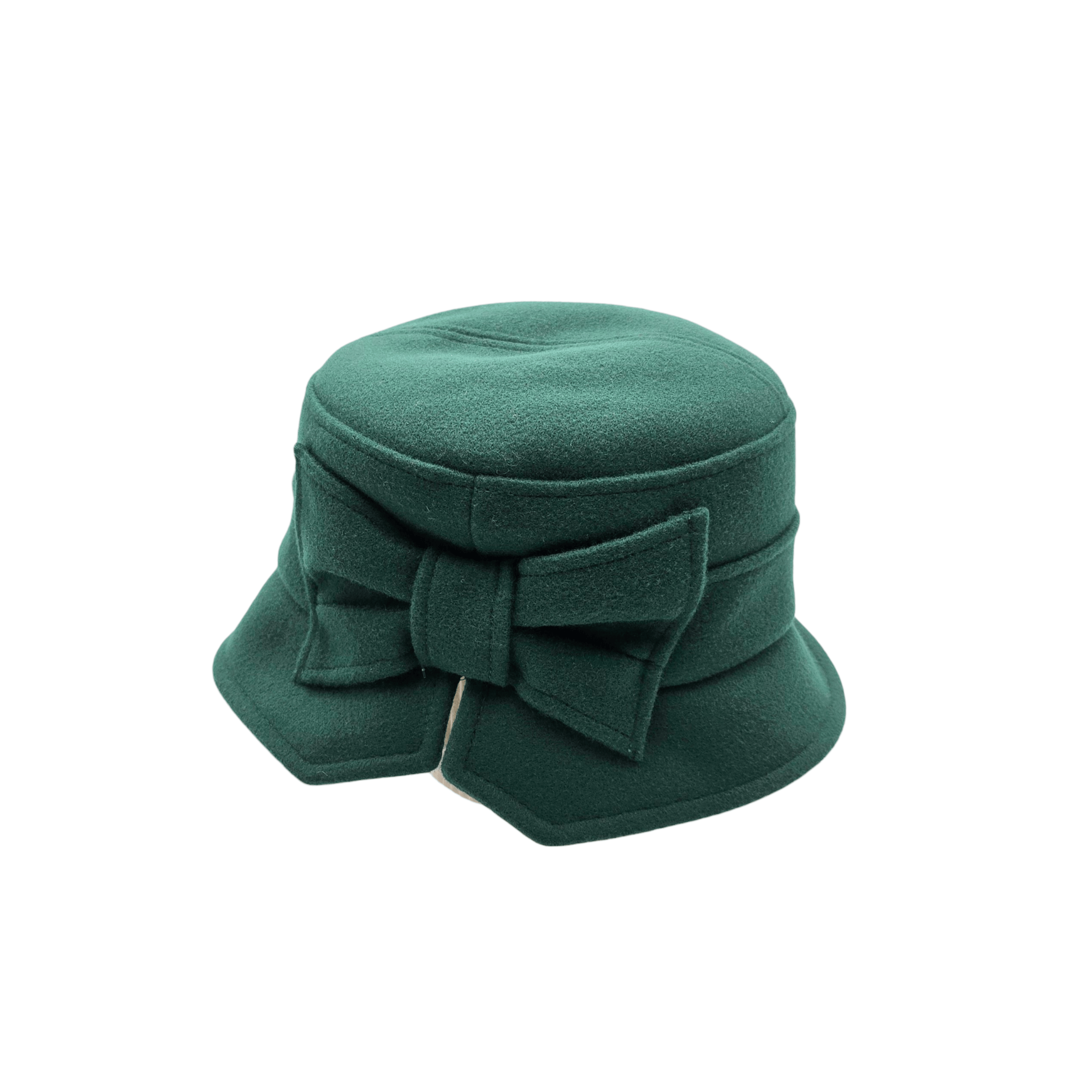 Cloche verte avec nœud