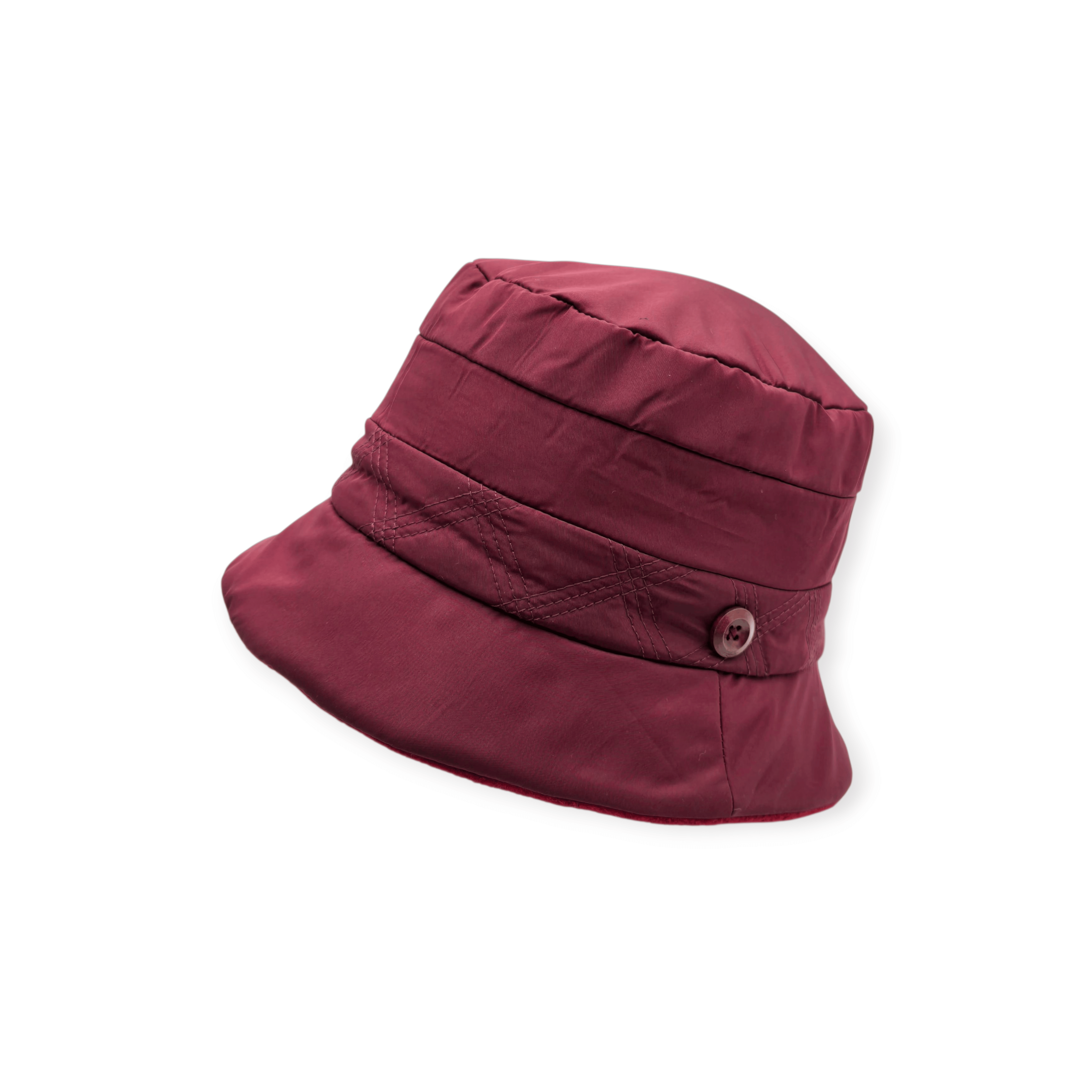 Cloche de pluie bordeaux