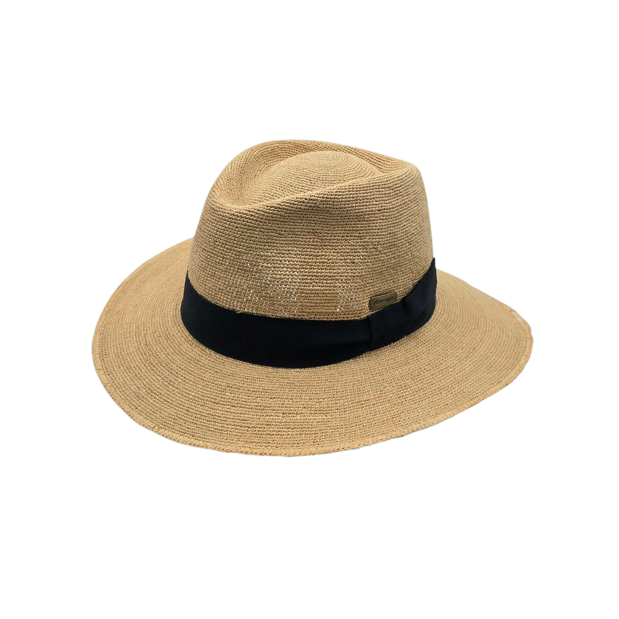 Chapeau Raphia Crochet Fino