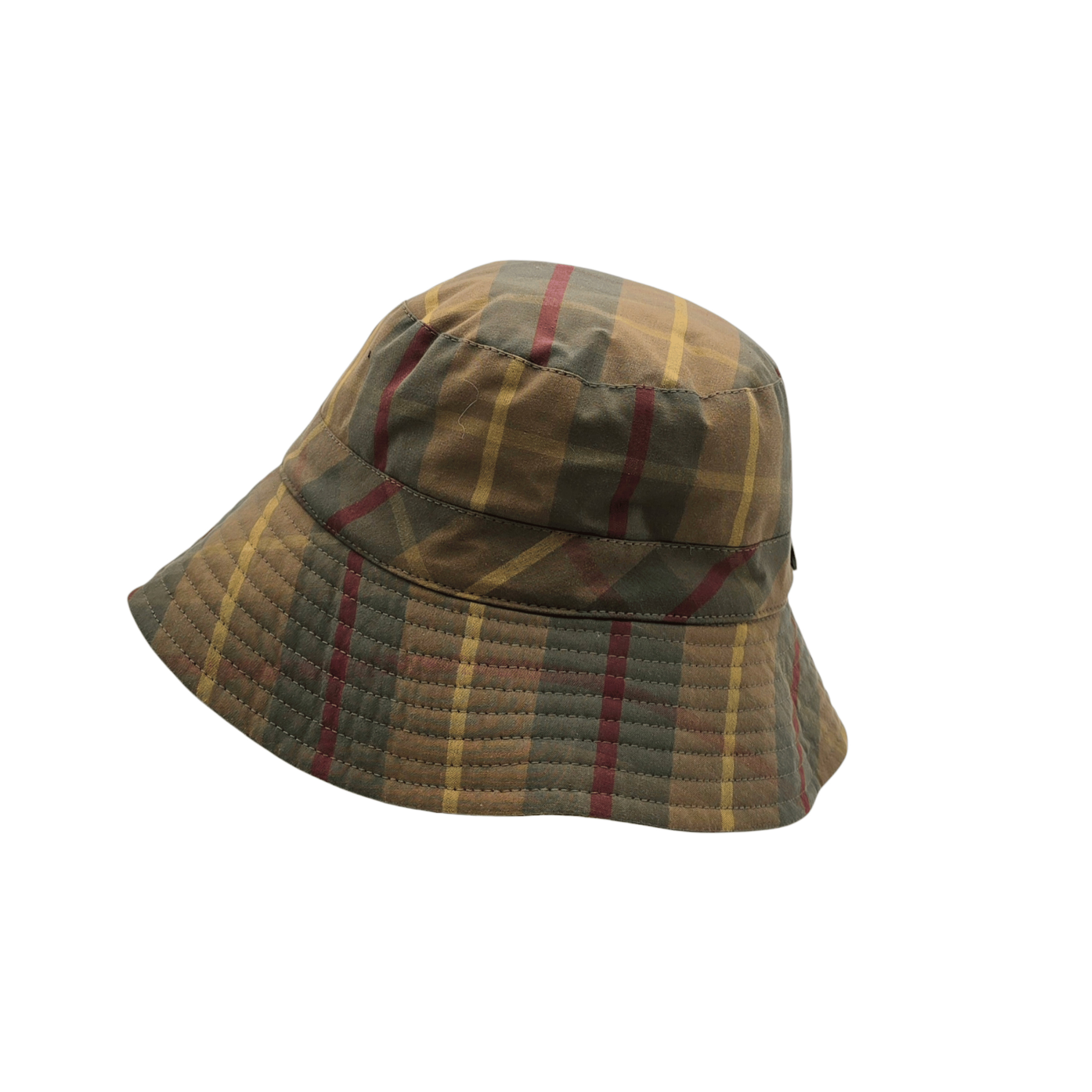 Chapeau de pluie à carreaux
