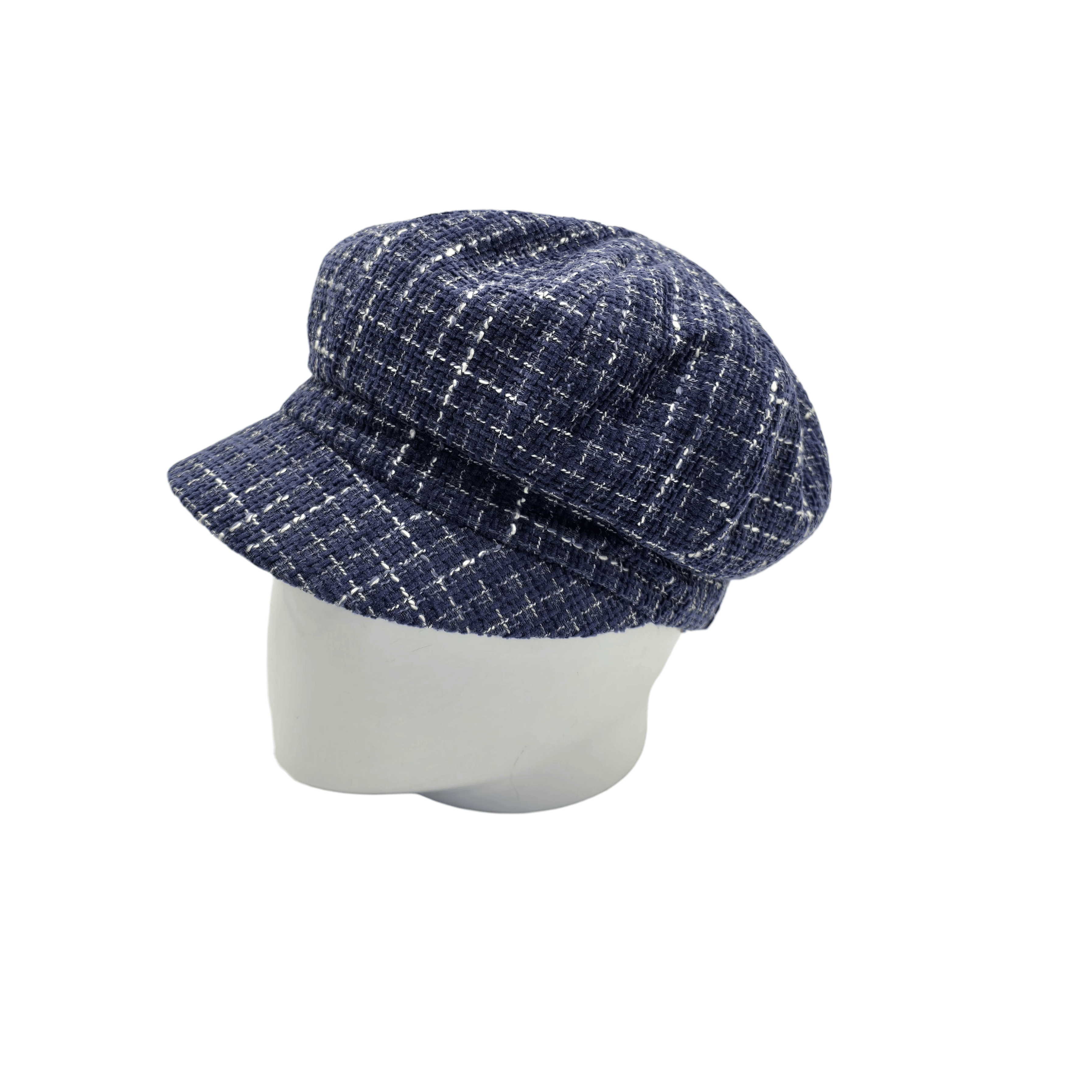 Gavroche bleu marine texturée