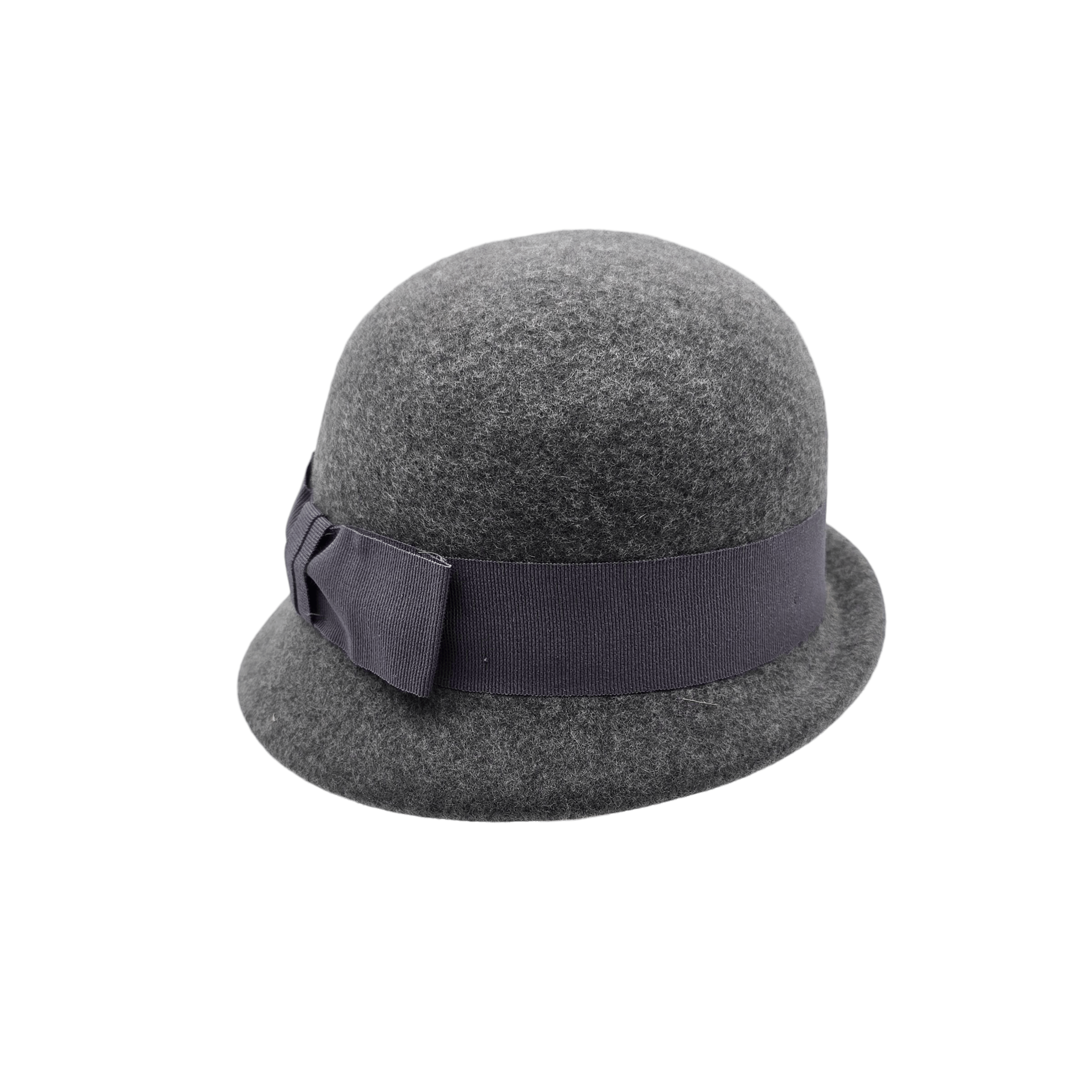 Cloche bleu marine, gris