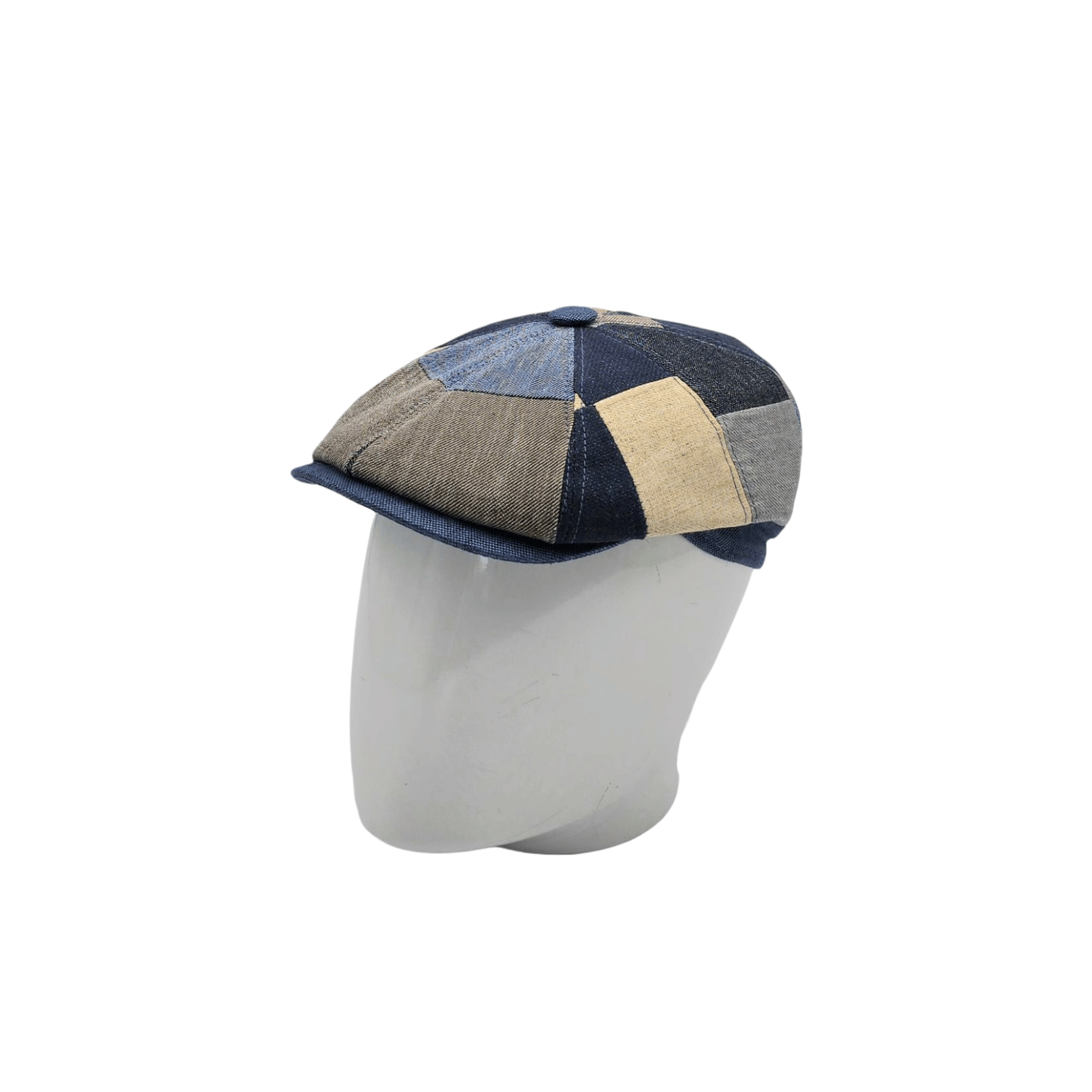 Casquette Plate Patchwork