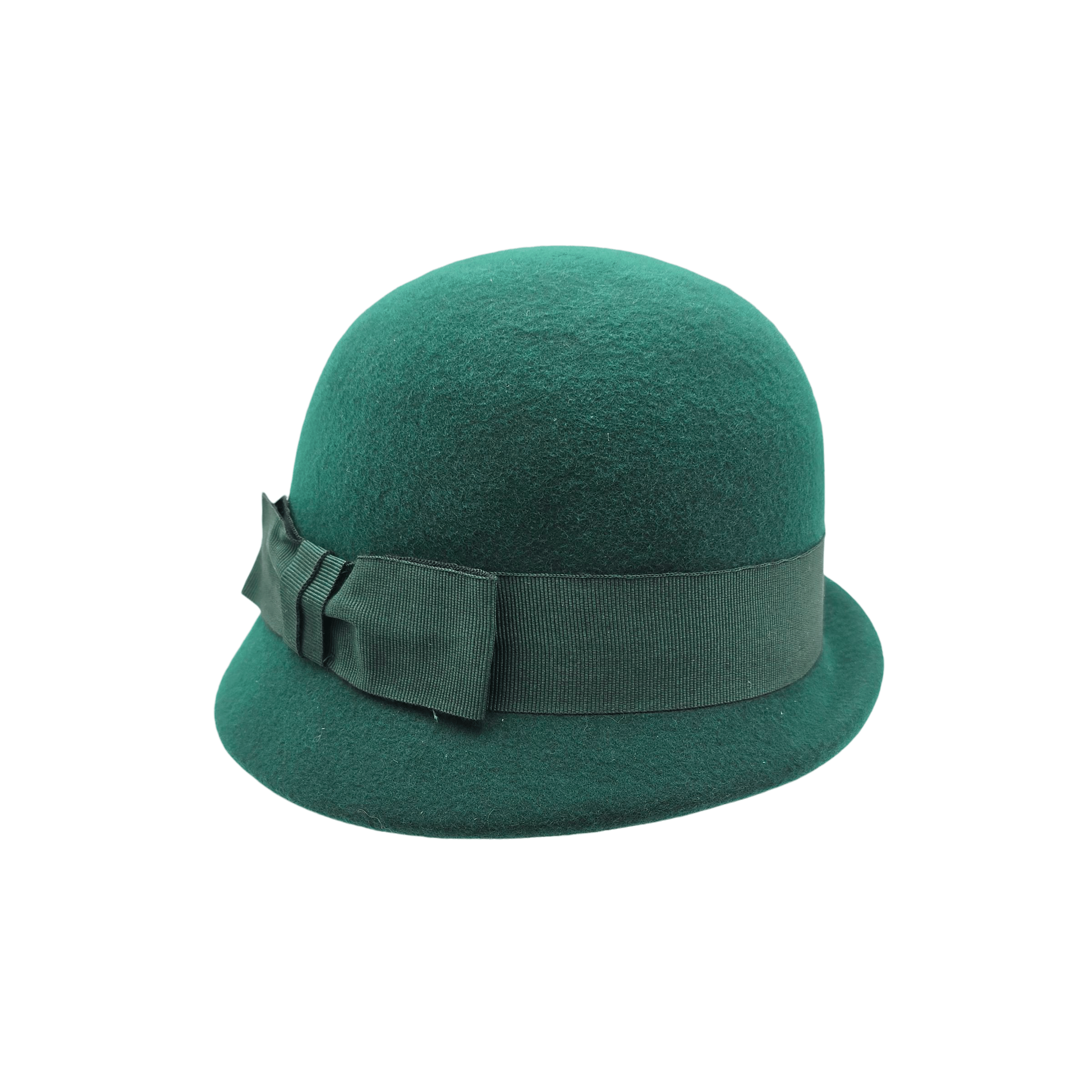 Chapeau cloche vert