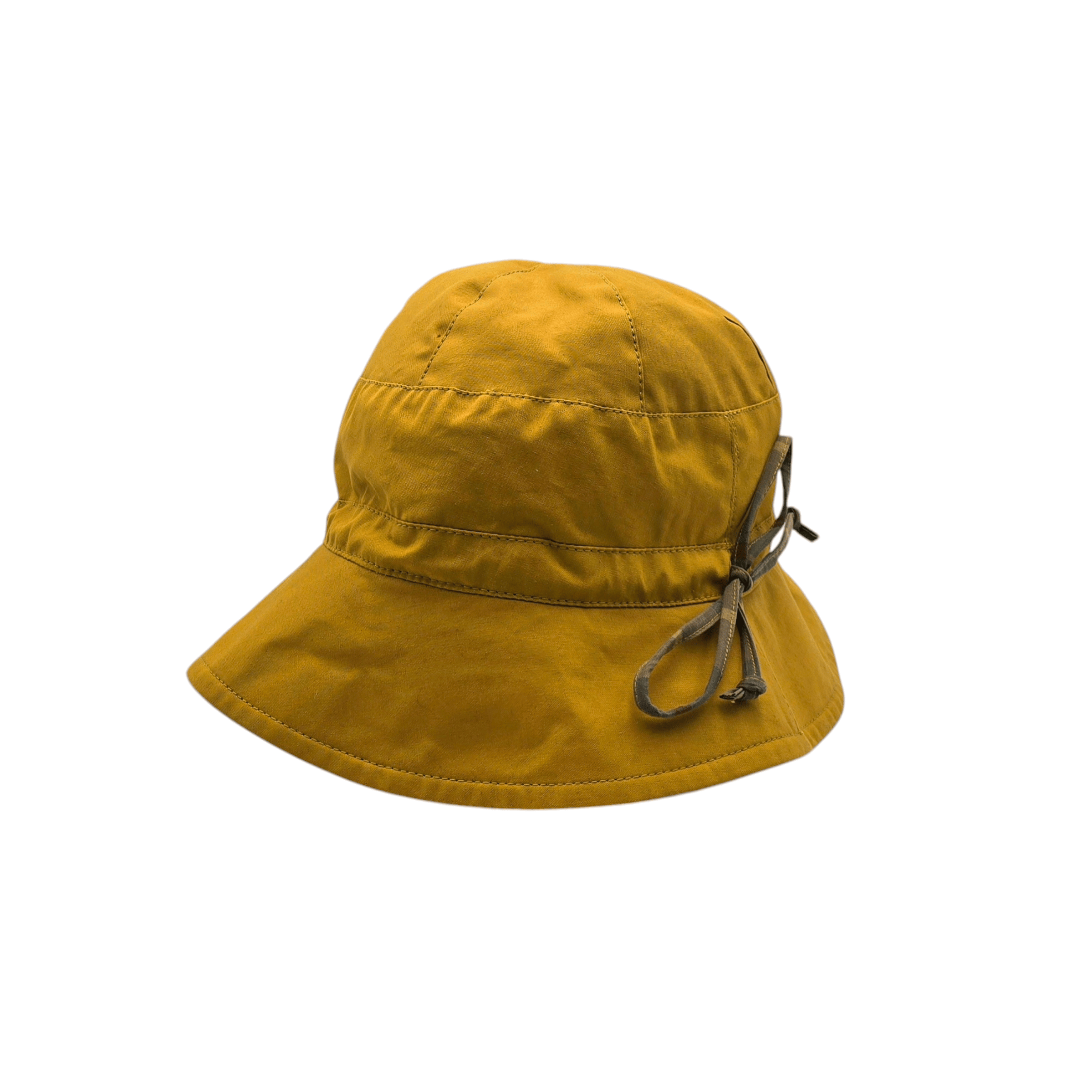 Chapeau de pluie moutarde
